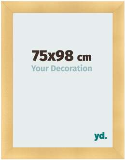 Fotolijst 75x98 cm - Goud Mat - MDF - Pisa
