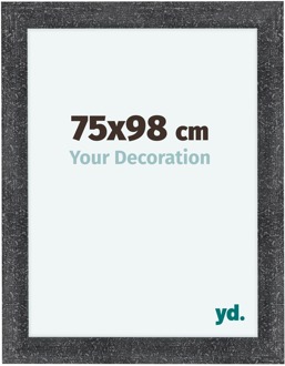 Fotolijst 75x98 cm - Grijs Geveegd - MDF - Como