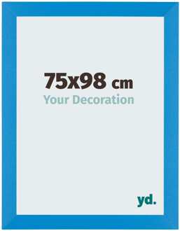 Fotolijst 75x98 cm - Helder Blauw - MDF - Mura