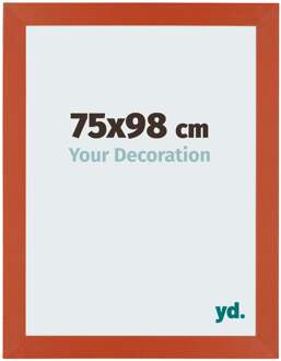 Fotolijst 75x98 cm - Oranje - MDF - Mura