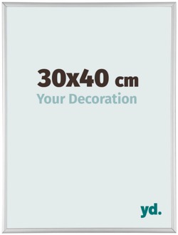 Fotolijst 75x98 cm - Zilver Mat - Aluminium - Austin
