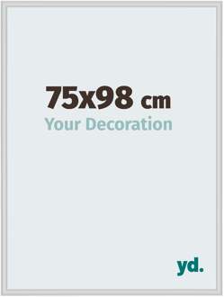 Fotolijst 75x98 cm - Zilver Mat - Aluminium - Miami
