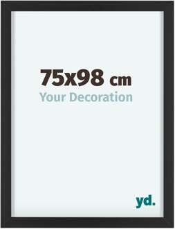 Fotolijst 75x98 cm - Zwart - Aluminium - Virginia