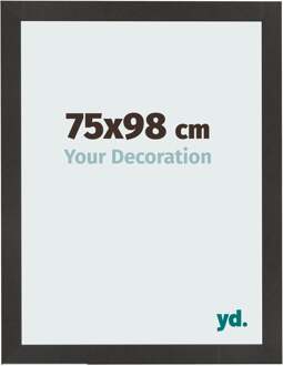 Fotolijst 75x98 cm - Zwart Mat - MDF - Bologna