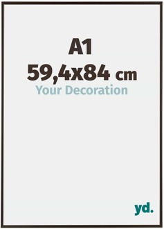 Fotolijst A1 - 59,4x84 cm - Antraciet - Kunststof - Evry - 59.4x84 cm