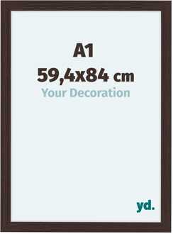 Fotolijst A1 - 59,4x84 cm - Eiken Donker - MDF - Como - 59.4x84 cm