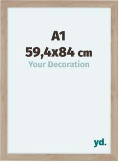 Fotolijst A1 - 59,4x84 cm - Eiken Licht - MDF - Como - 59.4x84 cm
