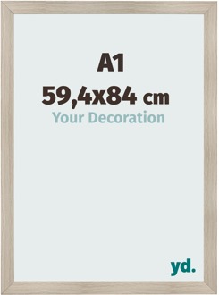 Fotolijst A1 - 59,4x84 cm - Eiken Licht - MDF - Pisa - 59.4x84 cm