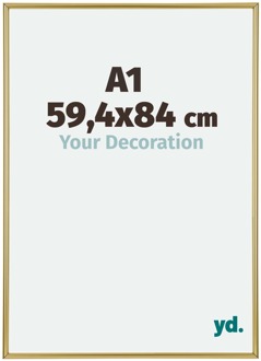Fotolijst A1 - 59,4x84 cm - Goud - Kunststof - Annecy - 59.4x84 cm
