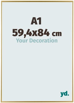 Fotolijst A1 - 59,4x84 cm - Goud - Kunststof - Evry - 59.4x84 cm