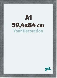 Fotolijst A1 - 59,4x84 cm - IJzer Geveegd - MDF - Como - 59.4x84 cm
