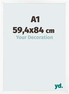 Fotolijst A1 - 59,4x84 cm - Wit Mat - MDF - Bologna - 59.4x84 cm