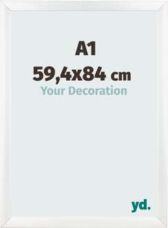 Fotolijst A1 - 59,4x84 cm - Wit Mat - MDF - Pisa - 59.4x84 cm