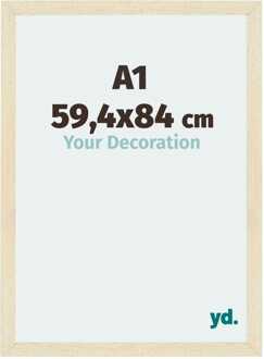 Fotolijst A1 - 59,4x84 cm - Zand Geveegd - MDF - Mura - 59.4x84 cm