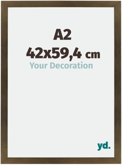 Fotolijst A2 - 42x59,4 cm - Brons Decor - MDF - Mura - 42x59.4 cm