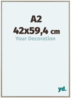 Fotolijst A2 - 42x59,4 cm - Champagne - Aluminium - Austin - 42x59.4 cm