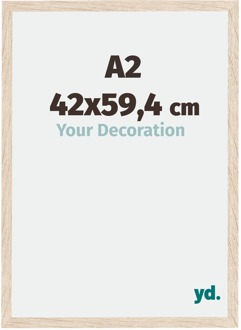 Fotolijst A2 - 42x59,4 cm - Eiken - MDF - Catania - 42x59.4 cm