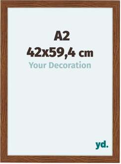 Fotolijst A2 - 42x59,4 cm - Eiken Rustiek - MDF - Como - 42x59.4 cm