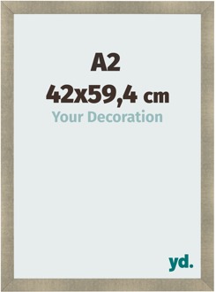 Fotolijst A2 - 42x59,4 cm - Goud Antiek - MDF - Pisa - 42x59.4 cm