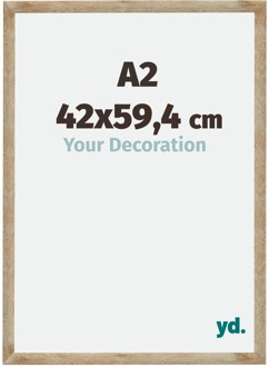 Fotolijst A2 - 42x59,4 cm - Goud - MDF - Catania - 42x59.4 cm