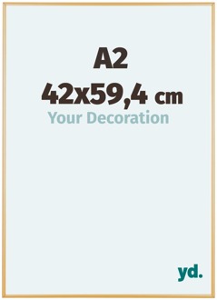 Fotolijst A2 - 42x59,4 cm - Goud Vintage - Aluminium - Austin - 42x59.4 cm