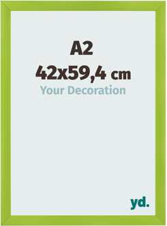 Fotolijst A2 - 42x59,4 cm - Groen - MDF - Pisa - 42x59.4 cm