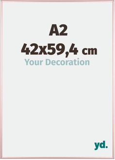 Fotolijst A2 - 42x59,4 cm - Koper - Aluminium - Kent - 42x59.4 cm