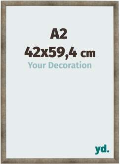 Fotolijst A2 - 42x59,4 cm - Metaal Vintage - MDF - Bologna - 42x59.4 cm
