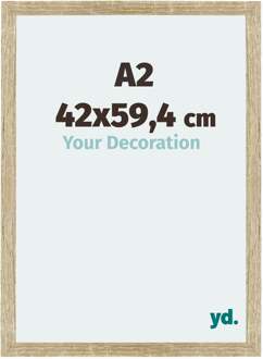 Fotolijst A2 - 42x59,4 cm - Sonoma Eiken - MDF - Mura - 42x59.4 cm