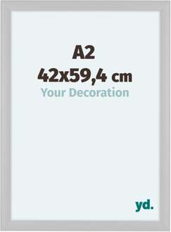 Fotolijst A2 - 42x59,4 cm - Wit Mat - MDF - Como - 42x59.4 cm