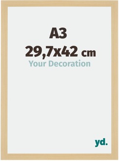 Fotolijst A3 - 29,7x42 cm - Ahorn Decor - MDF - Mura - 29.7x42 cm