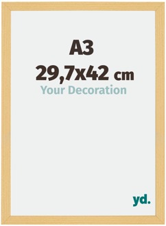 Fotolijst A3 - 29,7x42 cm - Beuken Decor - MDF - Mura - 29.7x42 cm
