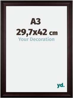 Fotolijst A3 - 29,7x42 cm - Bruin - Hout - Birmingham - 29.7x42 cm