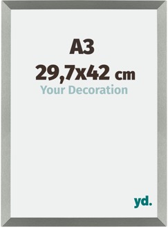 Fotolijst A3 - 29,7x42 cm - Champagne - MDF - Mura - 29.7x42 cm