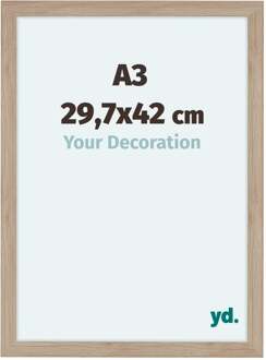 Fotolijst A3 - 29,7x42 cm - Eiken Licht - MDF - Como - 29.7x42 cm