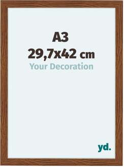 Fotolijst A3 - 29,7x42 cm - Eiken Rustiek - MDF - Como - 29.7x42 cm