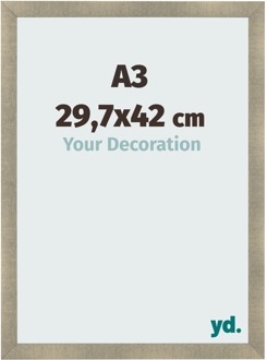 Fotolijst A3 - 29,7x42 cm - Goud Antiek - MDF - Pisa - 29.7x42 cm