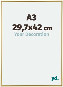 Fotolijst A3 - 29,7x42 cm - Goud - Kunststof - Annecy - 29.7x42 cm
