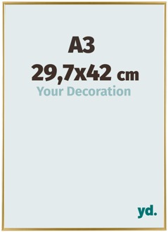 Fotolijst A3 - 29,7x42 cm - Goud - Kunststof - Evry - 29.7x42 cm