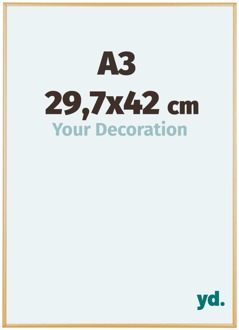 Fotolijst A3 - 29,7x42 cm - Goud Vintage - Aluminium - Austin - 29.7x42 cm