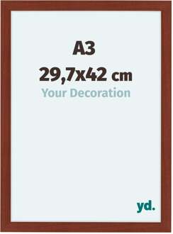 Fotolijst A3 - 29,7x42 cm - Kersen - MDF - Como - 29.7x42 cm