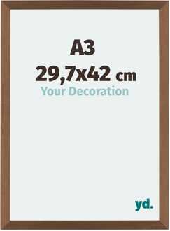 Fotolijst A3 - 29,7x42 cm - Koper Decor - MDF - Mura - 29.7x42 cm