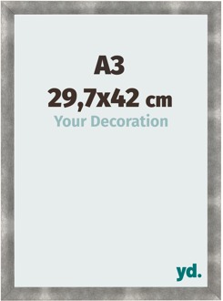 Fotolijst A3 - 29,7x42 cm - Metaal Vintage - MDF - Pisa - 29.7x42 cm