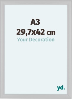 Fotolijst A3 - 29,7x42 cm - Wit Hoogglans - MDF - Como - 29.7x42 cm