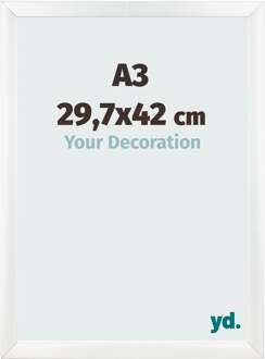 Fotolijst A3 - 29,7x42 cm - Wit Mat - MDF - Pisa - 29.7x42 cm