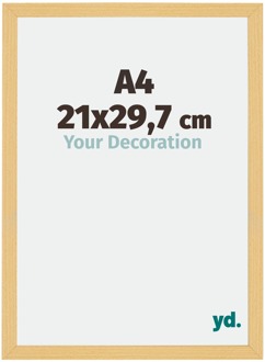 Fotolijst A4 - 21x29,7 cm - Beuken Decor - MDF - Mura - 21x29.7 cm