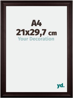 Fotolijst A4 - 21x29,7 cm - Bruin - Hout - Birmingham - 21x29.7 cm