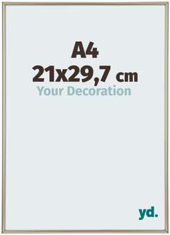 Fotolijst A4 - 21x29,7 cm - Champagne - Kunststof - Annecy - 21x29.7 cm