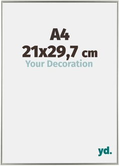 Fotolijst A4 - 21x29,7 cm - Champagne - Kunststof - Evry - 21x29.7 cm