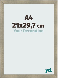 Fotolijst A4 - 21x29,7 cm - Goud Antiek - MDF - Pisa - 21x29.7 cm
